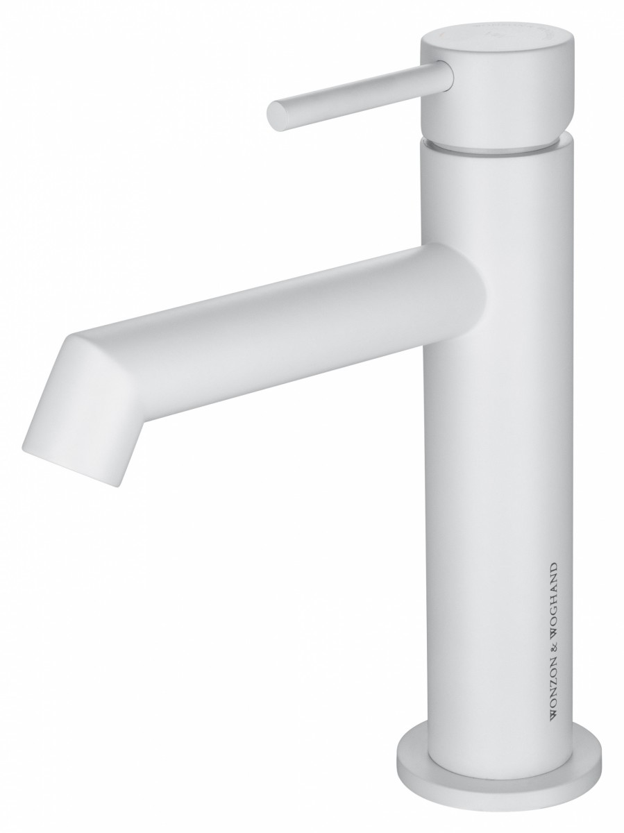 Смеситель для раковины Wonzon & Woghand WW-H1063-MW (белый матовый)