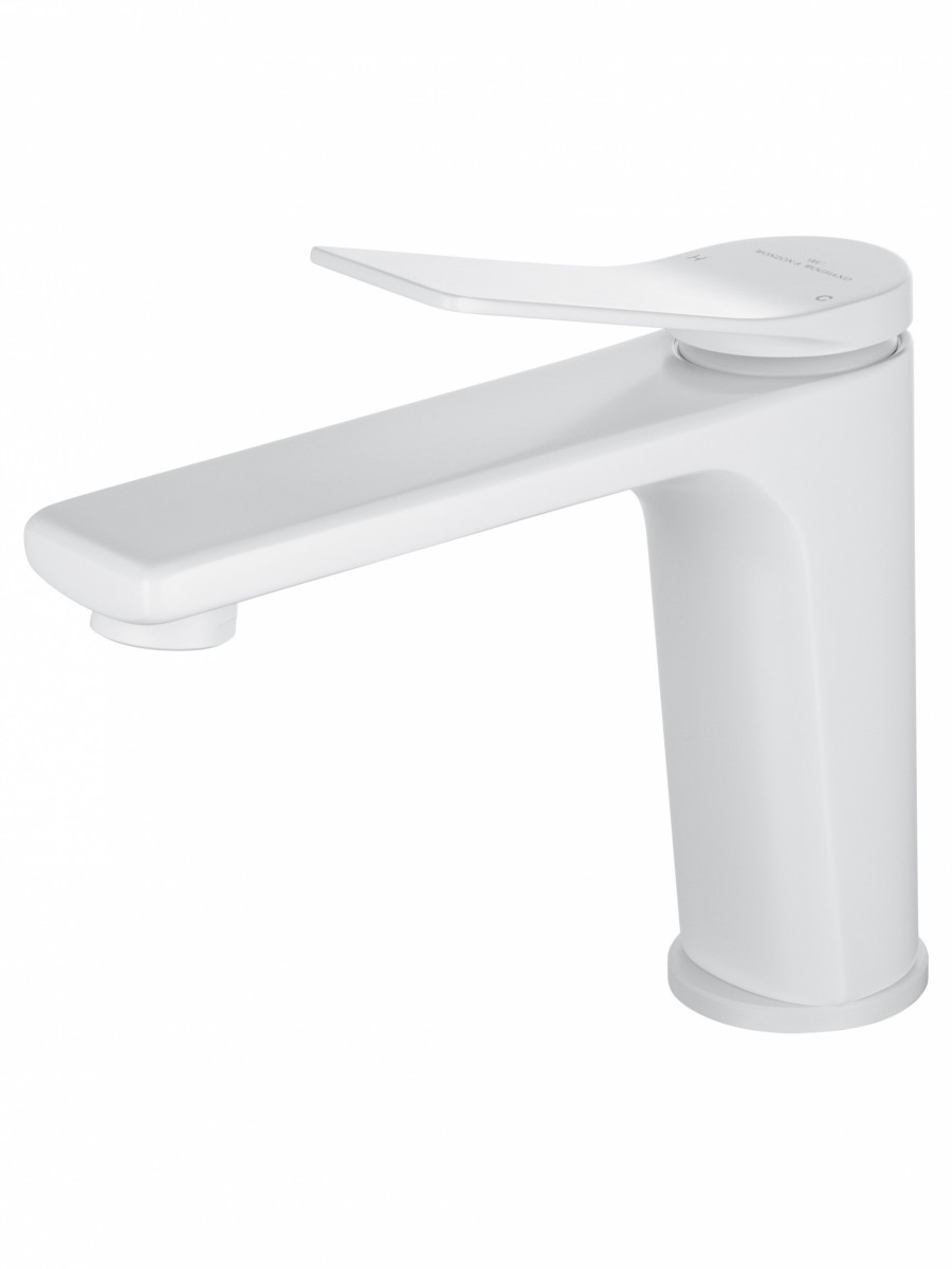 Смеситель для раковины Wonzon & Woghand WW-XH-012-MW (белый матовый)