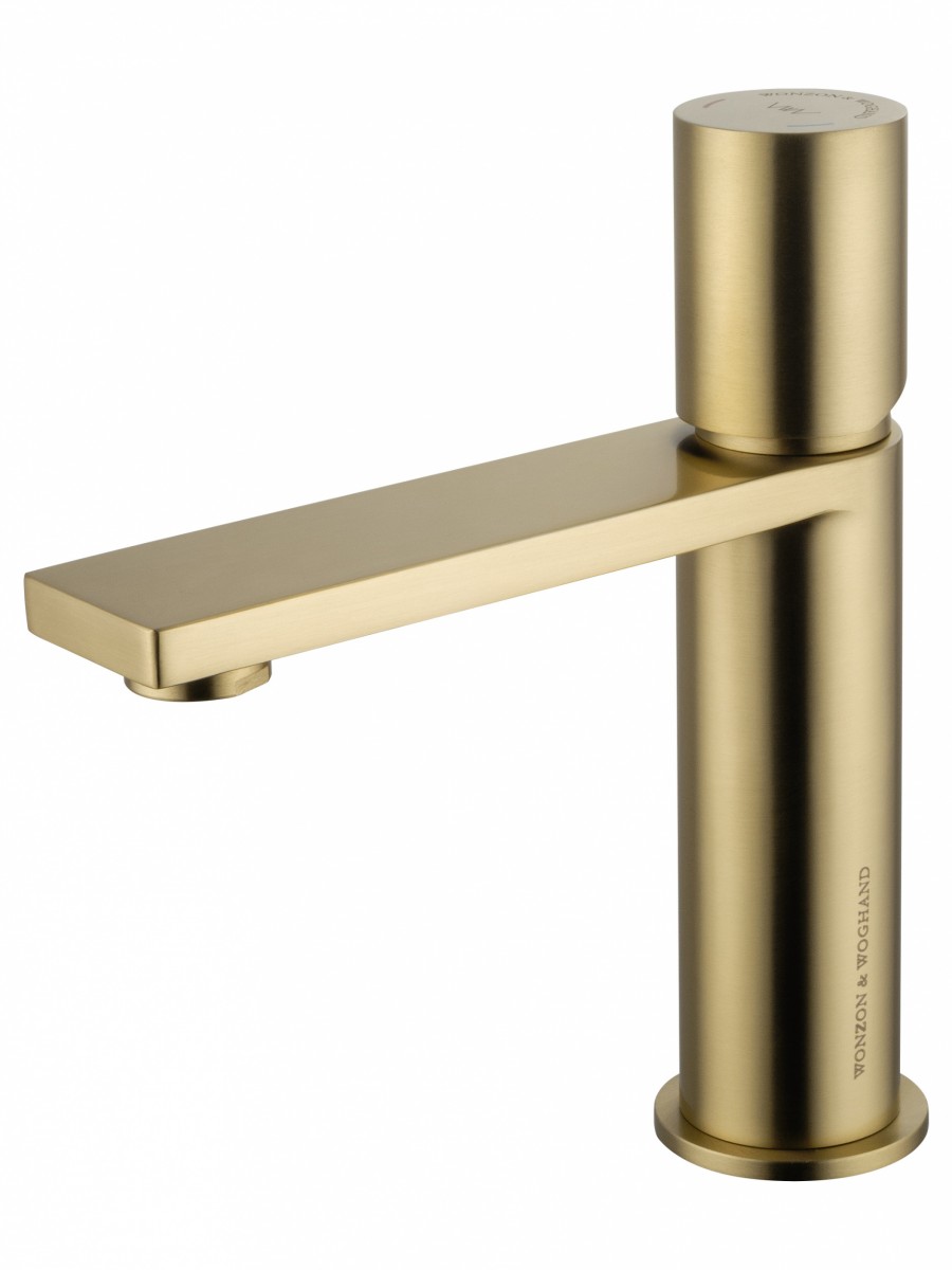 Смеситель для раковины Wonzon & Woghand WW-101-BG (брашированное золото)