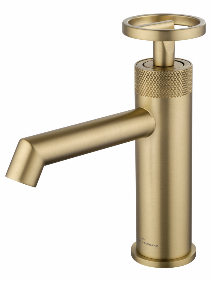 Смеситель для раковины Wonzon & Woghand WW-H1065-BG (брашированное золото)