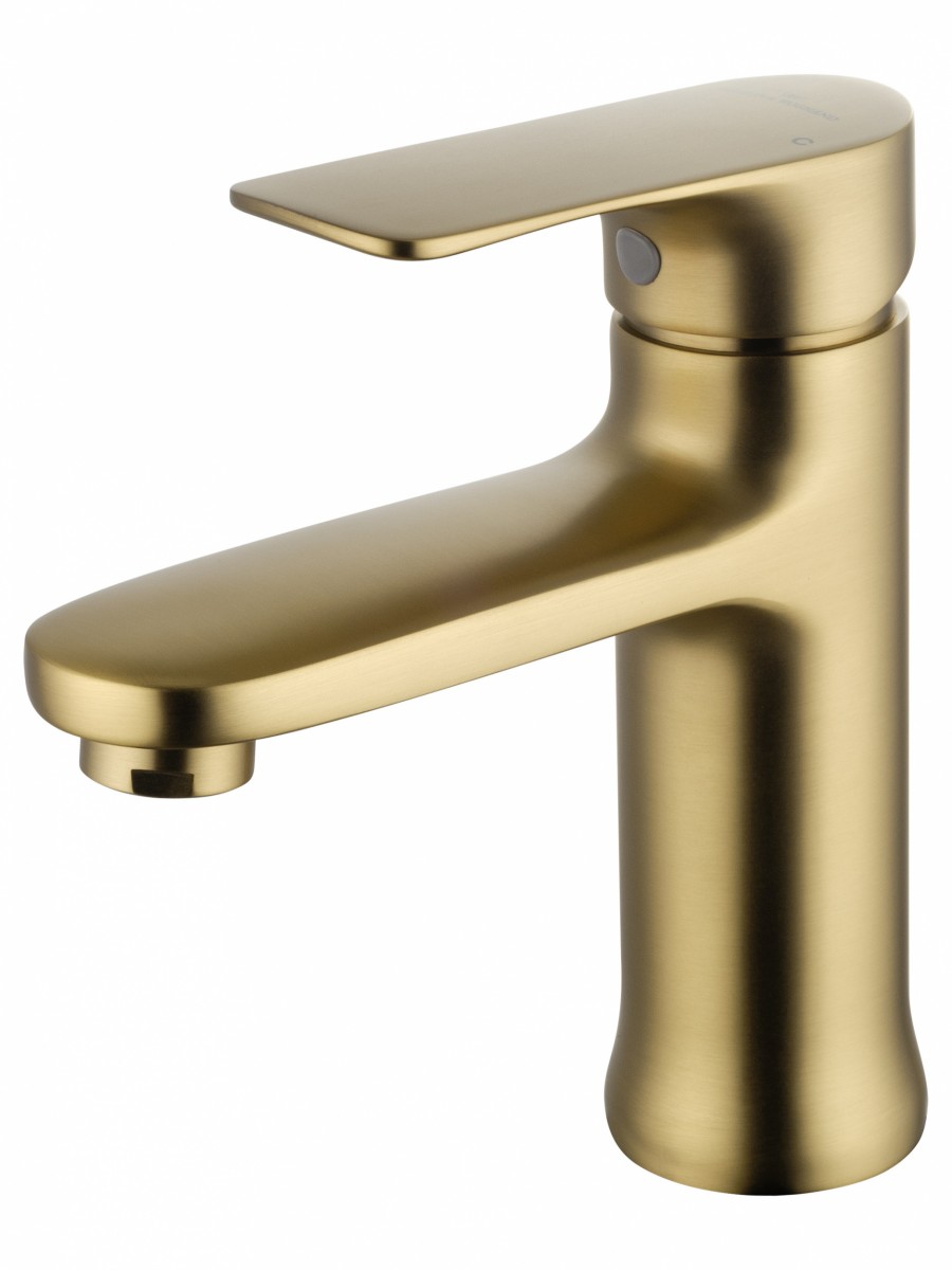 Смеситель для раковины Wonzon & Woghand WW-XH-011-BG (брашированное золото)