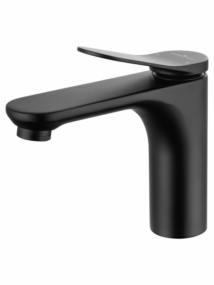 Смеситель для раковины Wonzon & Woghand WW-A40482-MB (чёрный матовый)