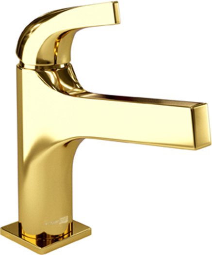 Смеситель для раковины WasserKRAFT  Sauer 7103 (золото)