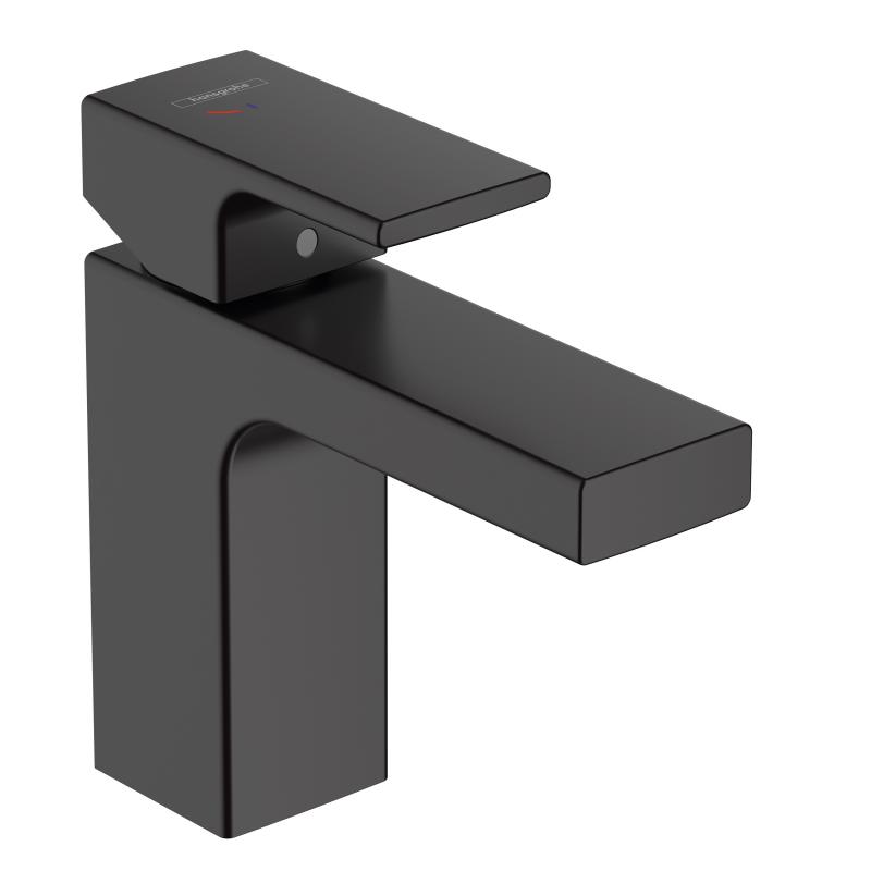 Смеситель для раковины  Hansgrohe Vernis Shape 100 71561670 (черный матовый)