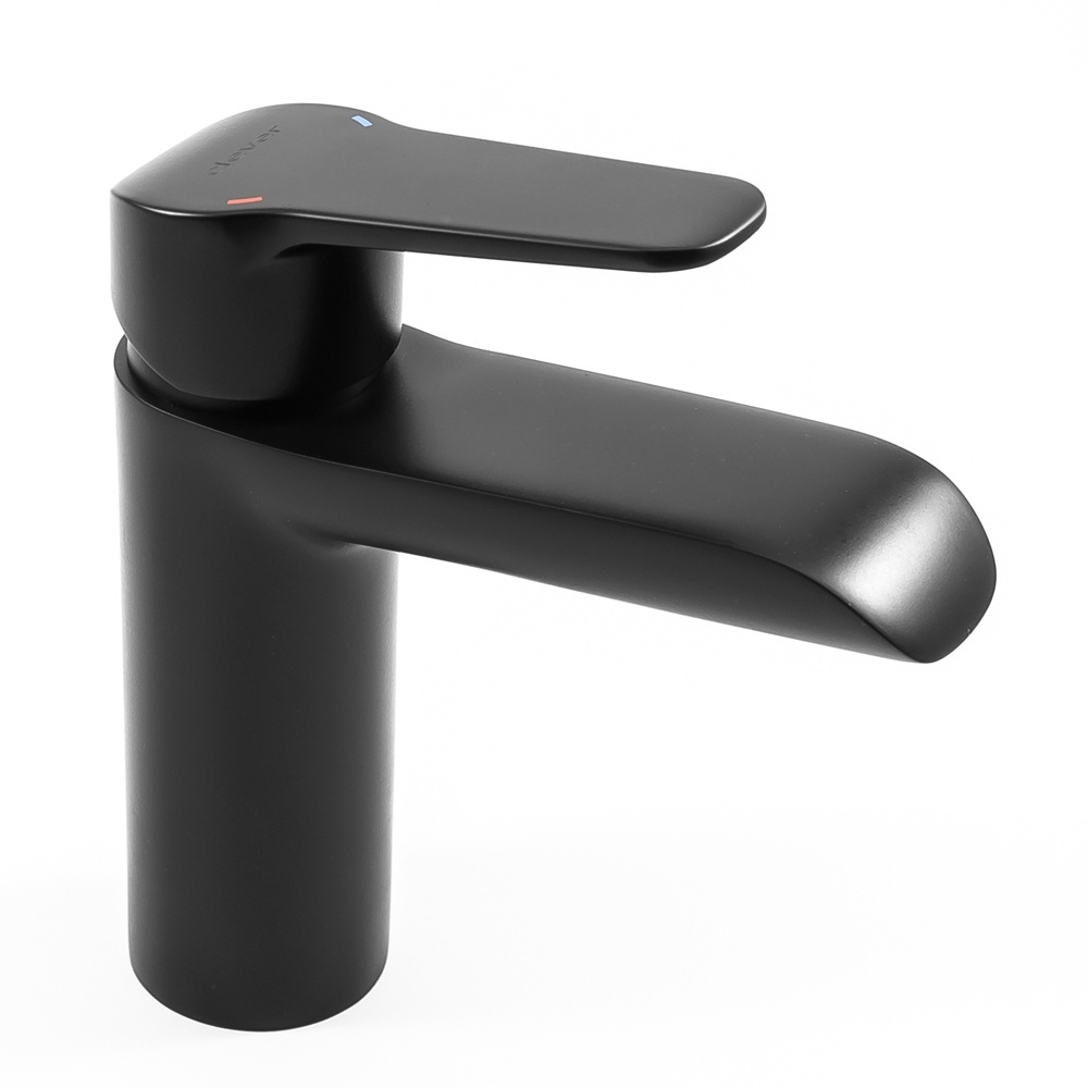 Смеситель для раковины Clever Start Elegance 60713 (чёрный матовый)