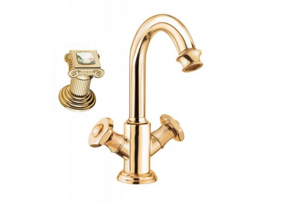 Смеситель для раковины Cezares  Aphrodite APHRODITE-LS2-03/24-Sw (золото)