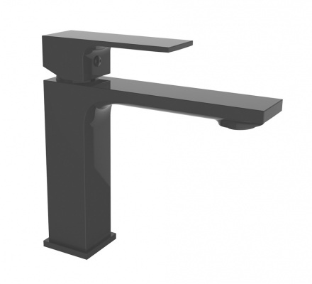 Смеситель для раковины Clever Saona Slim 61176 (чёрный матовый)