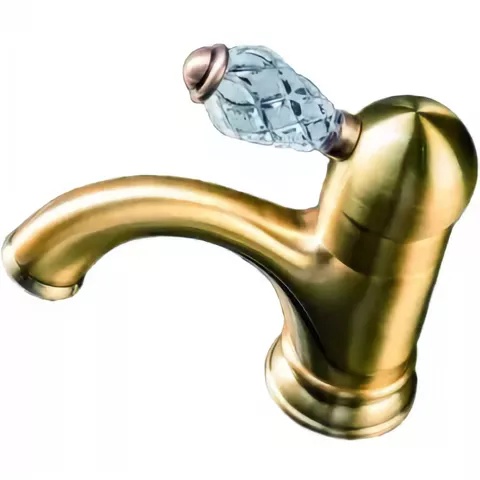 Смеситель для раковины Boheme Crystal 301-CRST (бронза)