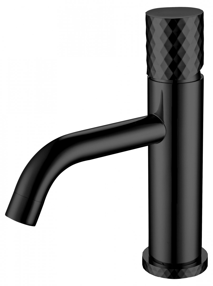 Смеситель для раковины Boheme Stick 121-BB (чёрный матовый)