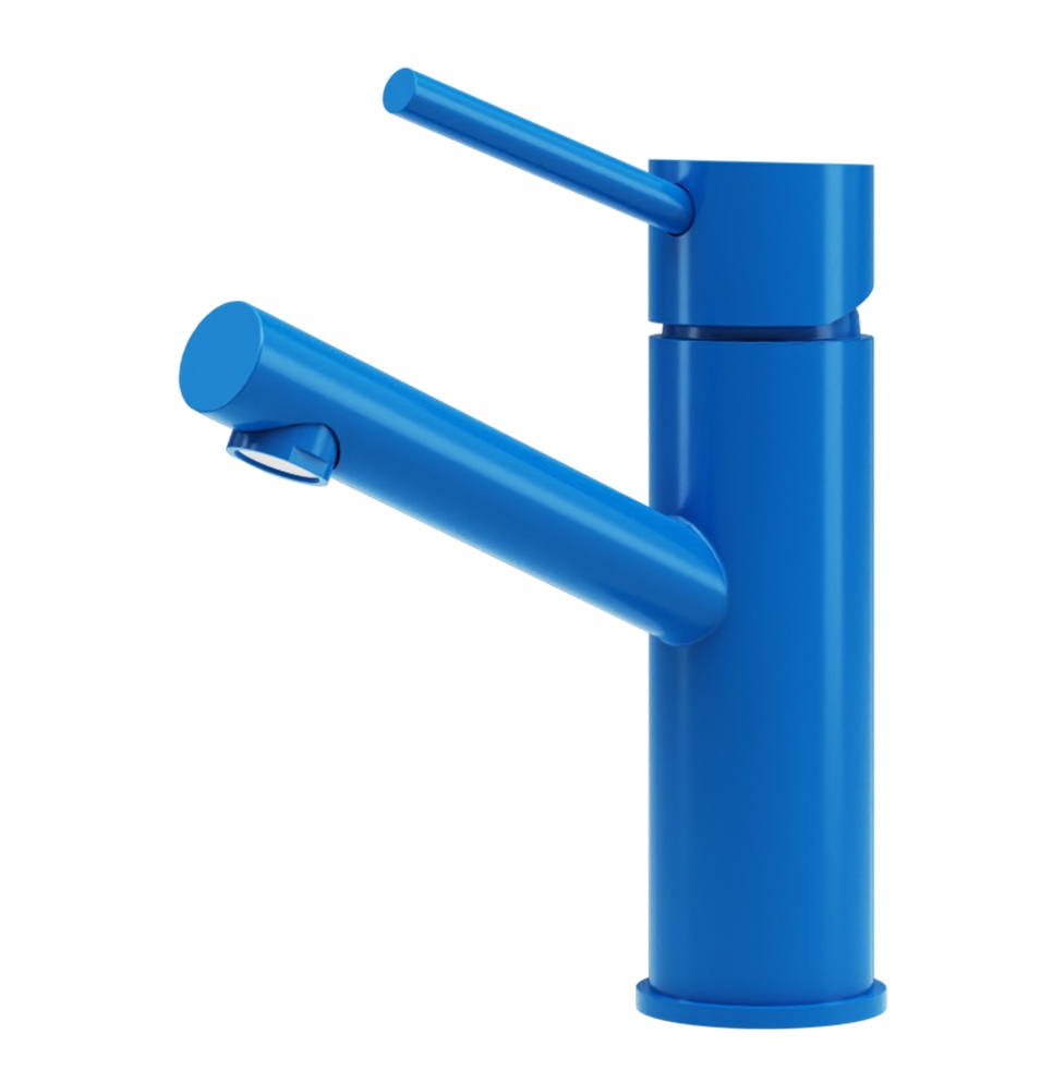 Смеситель для детской раковины Creavit Ficus FC1198B (синий)