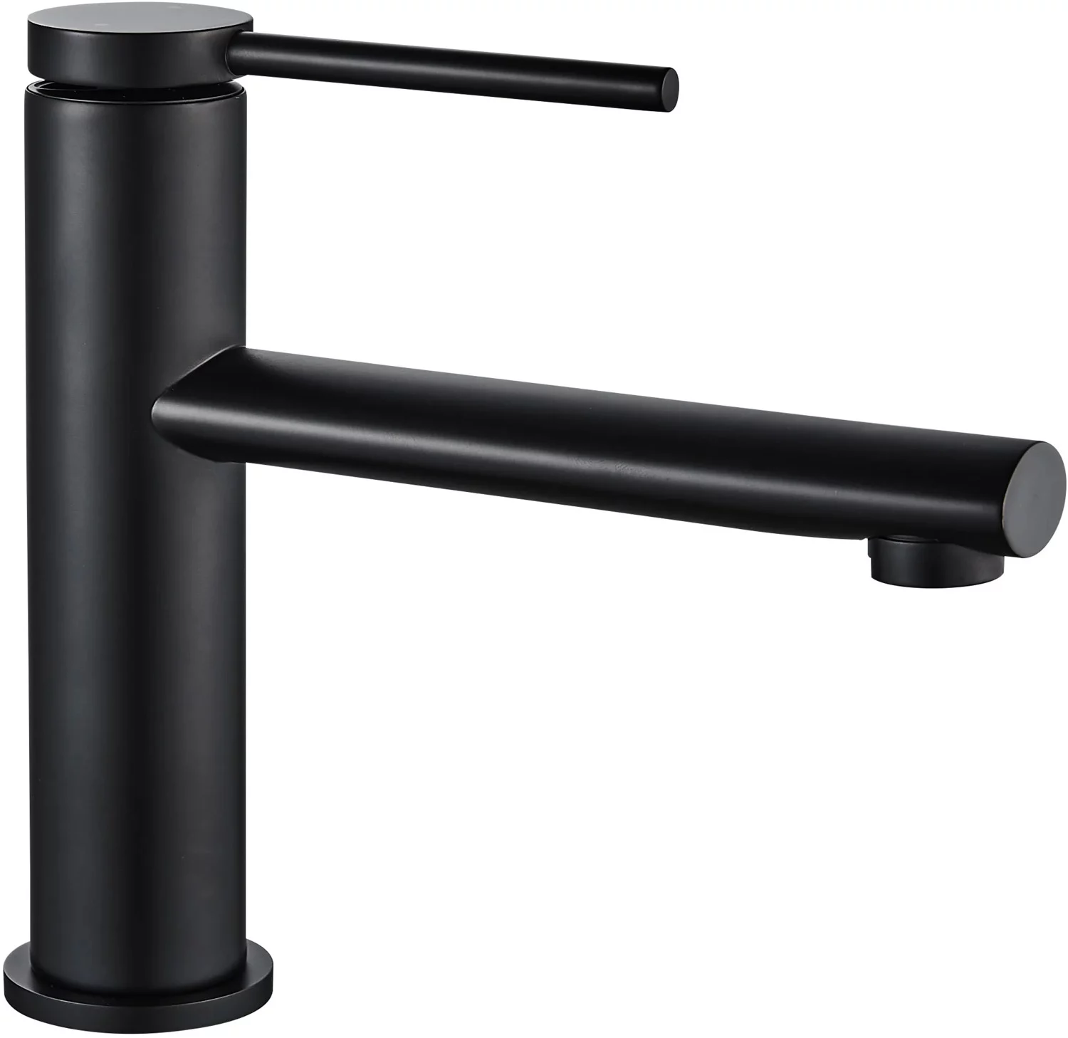 Смеситель для раковины Rea Oval REA-B6516 (чёрный матовый)