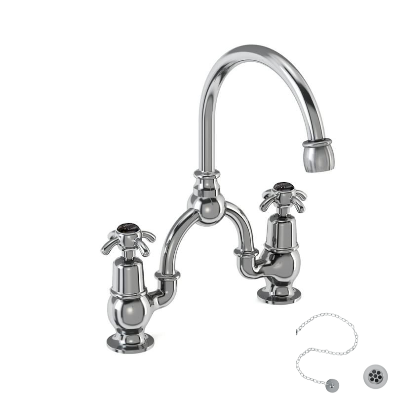 Смеситель для раковины Burlington AN27-QT BLA (хром)