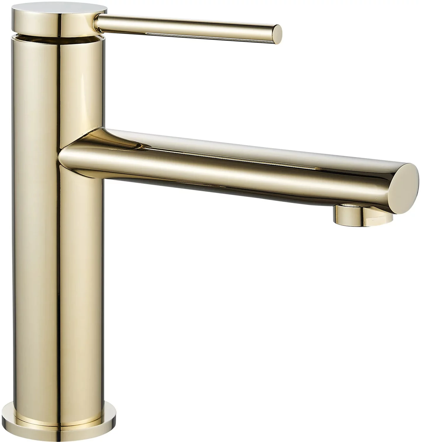 Смеситель для раковины Rea Oval REA-B6515 (золото)
