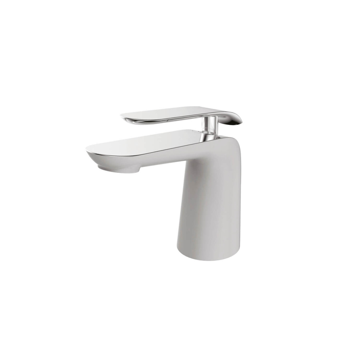 Смеситель для раковины Creavit Bloom BL1511-B (белый/хром)