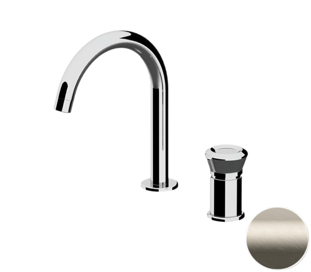 Смеситель для раковины Remer Element ET57XV (сталь матовая)