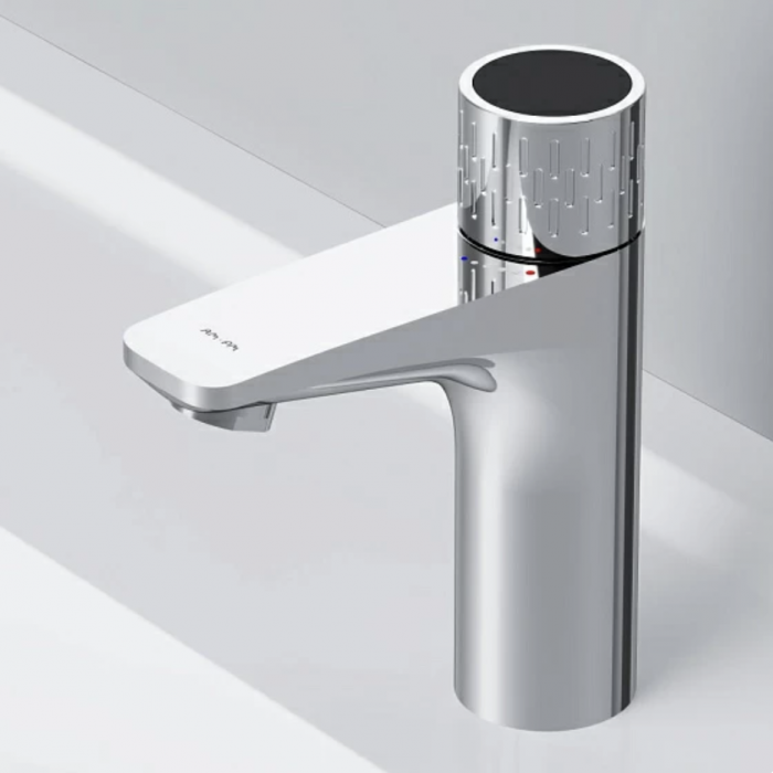 Смеситель для раковины AM.PM Gem F90A02400 с индикацией температуры (хром)