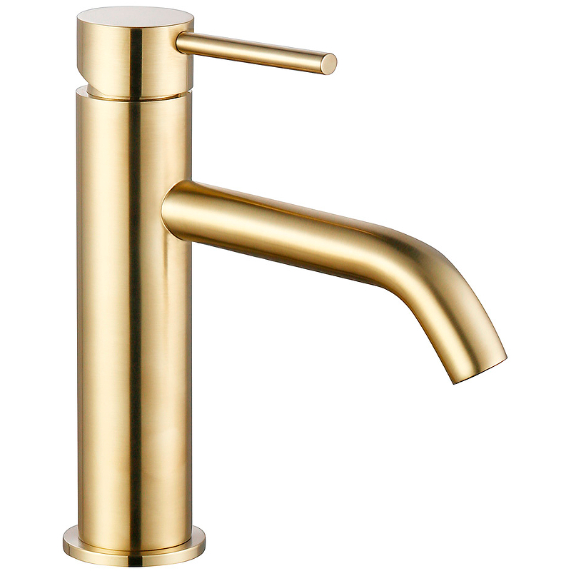 Смеситель для раковины AQUAme Siena AQM6210BG (золото шлифованное)
