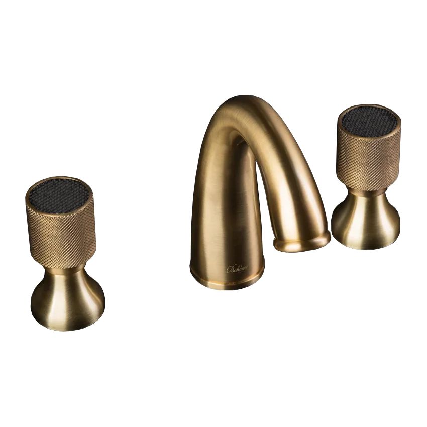 Смеситель для раковины Boheme Royal Cristal 317-Royal/CRST black (бронза)