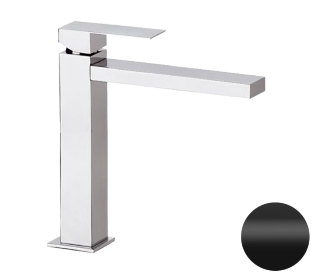 Смеситель для раковины Remer Q-Design QD11LNO (черный матовый)