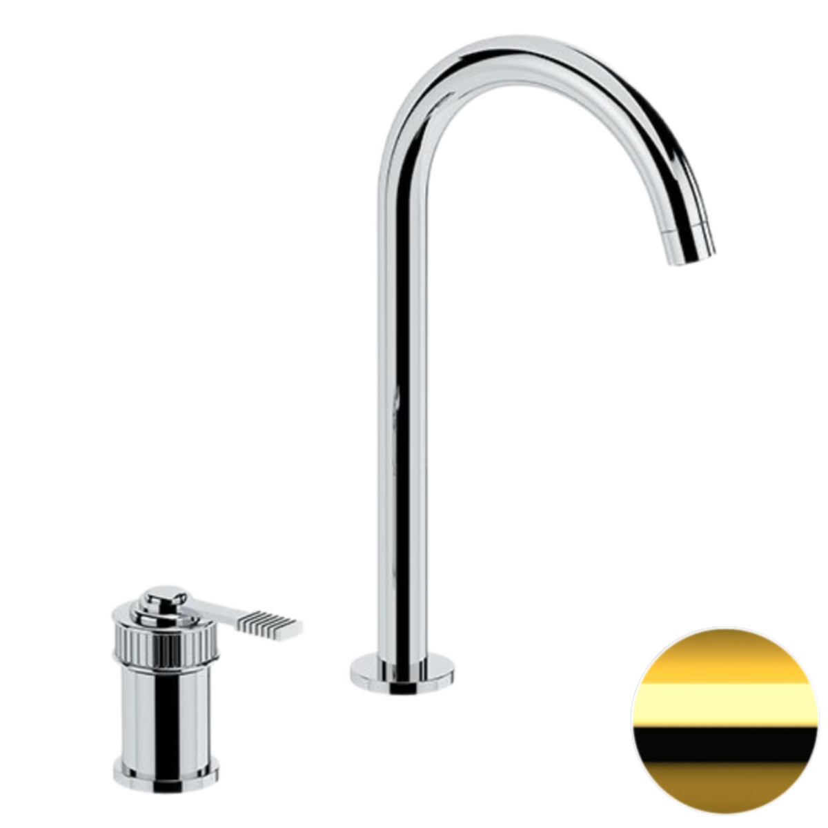 Смеситель для раковины Remer Atelier AL57LDO (золото)