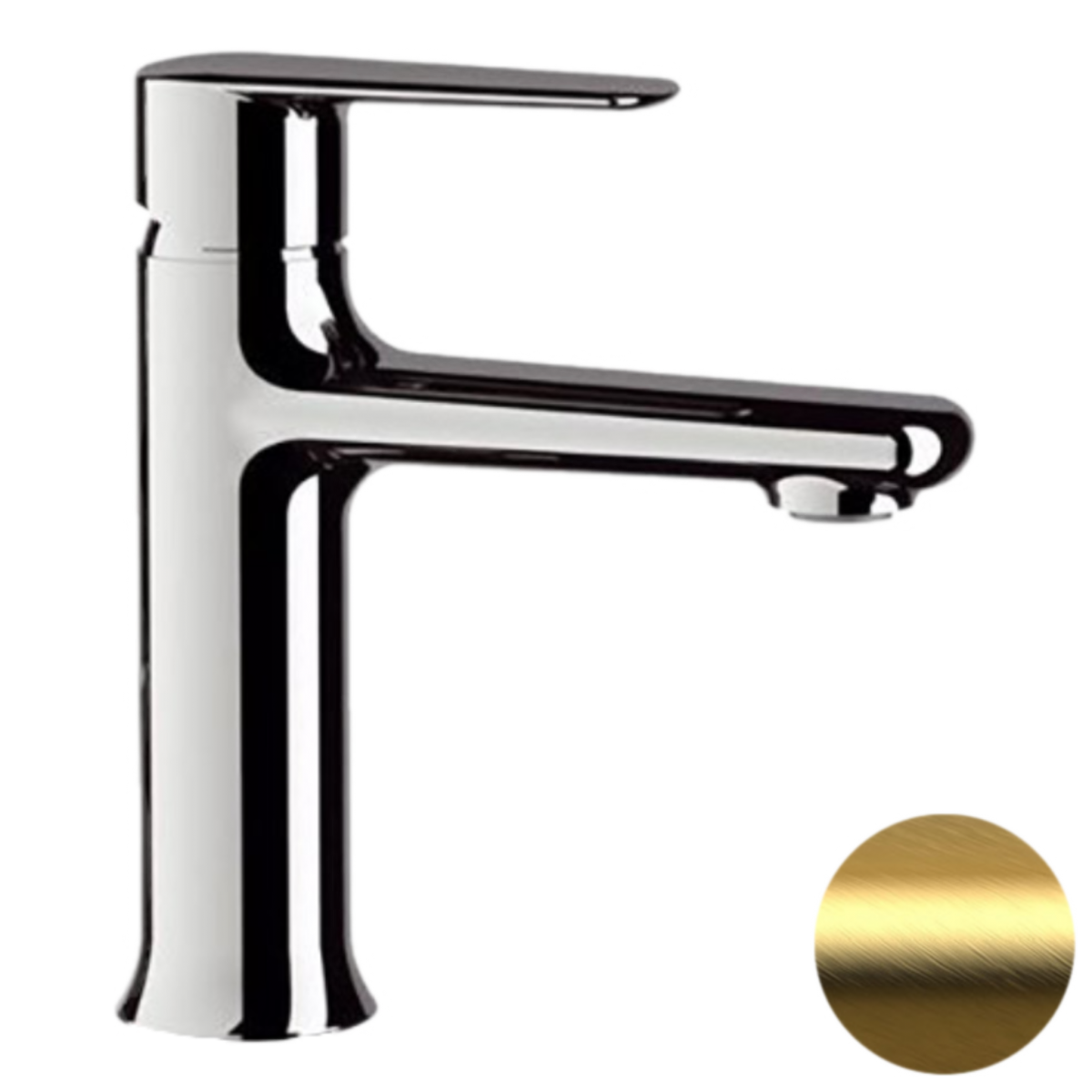Смеситель для раковины Remer Vanity V12BG (золото матовое брашированное)
