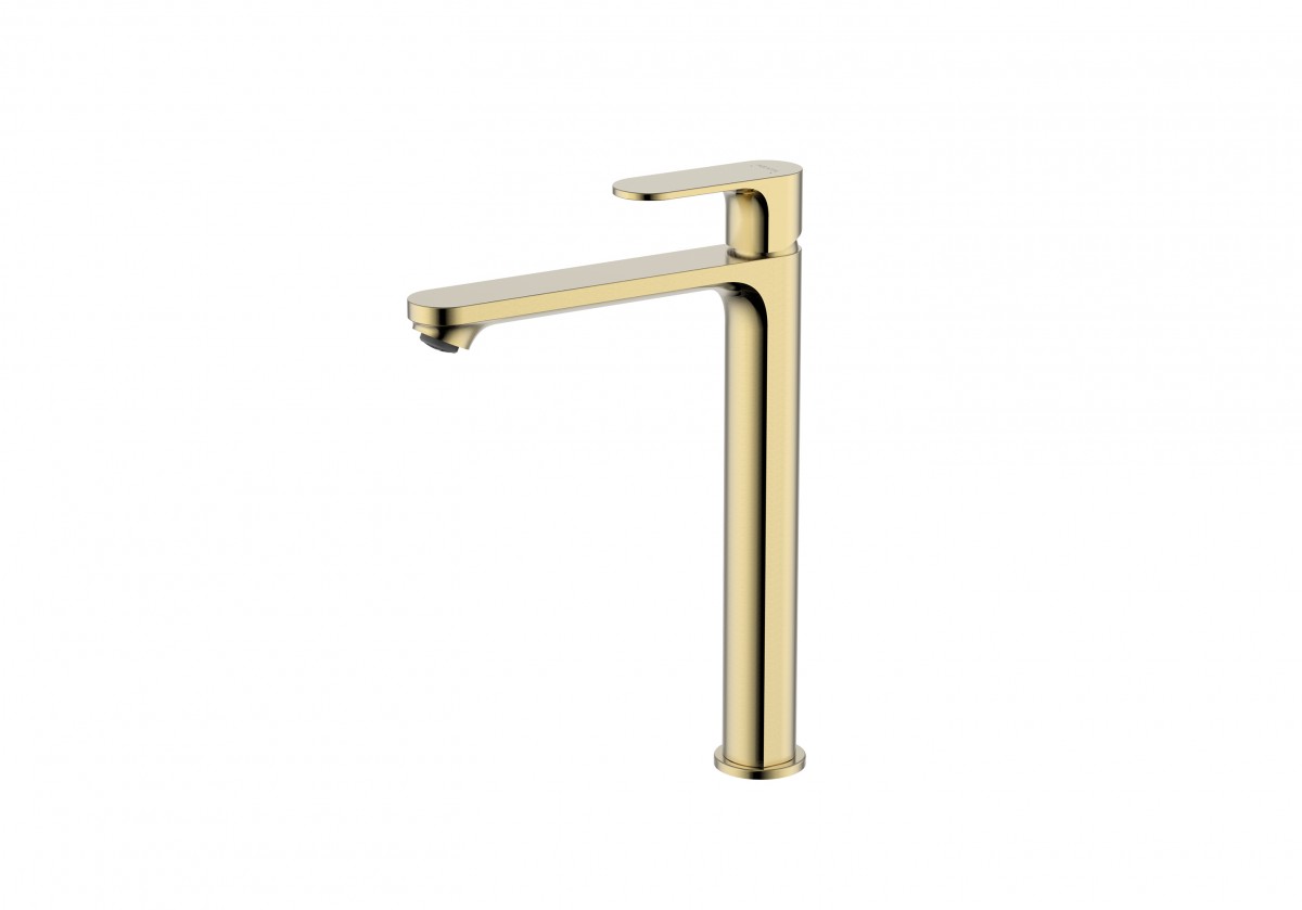 Смеситель для раковины-чаши Aquatek Альфа AQ1904BG (шлифованное золото)