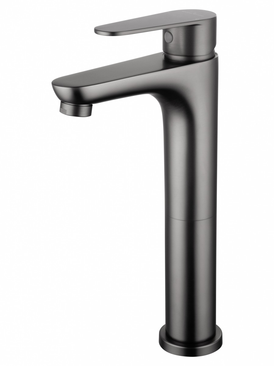 Смеситель для раковины-чаши Wonzon & Woghand ALFA WW-A40232-BGG (тёмный графит)