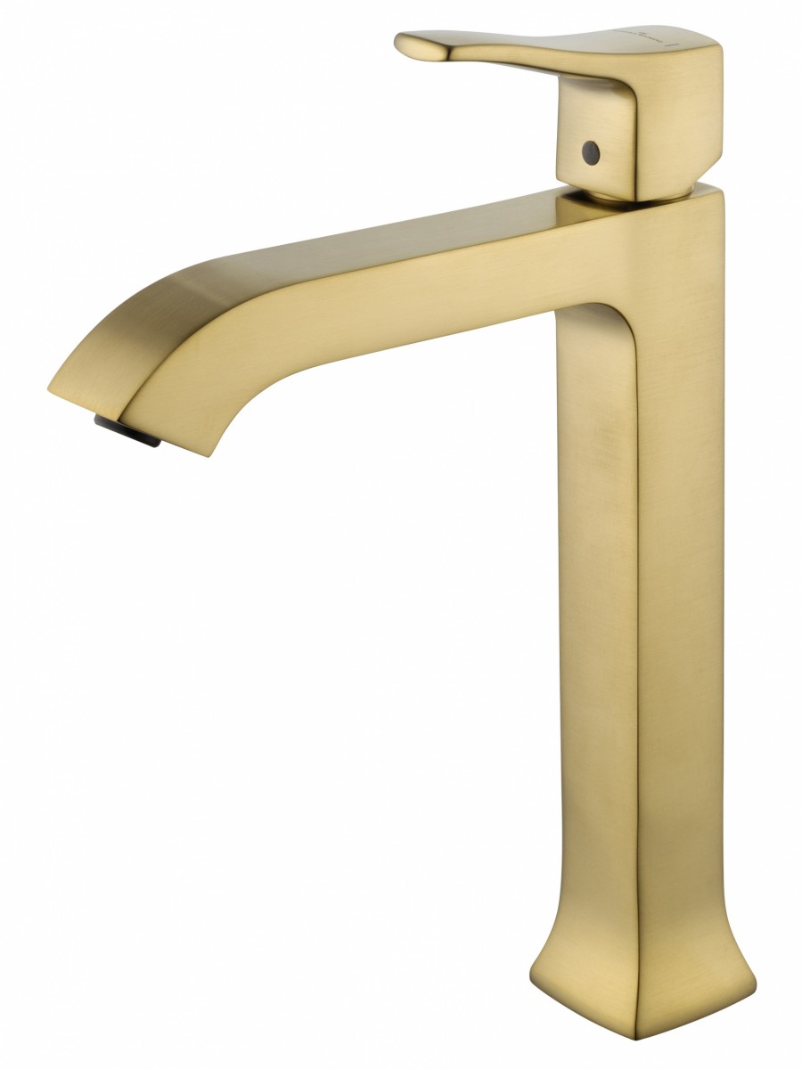 Смеситель для раковины-чаши Wonzon & Woghand Flex WW-88019072-BG (брашированное золото)