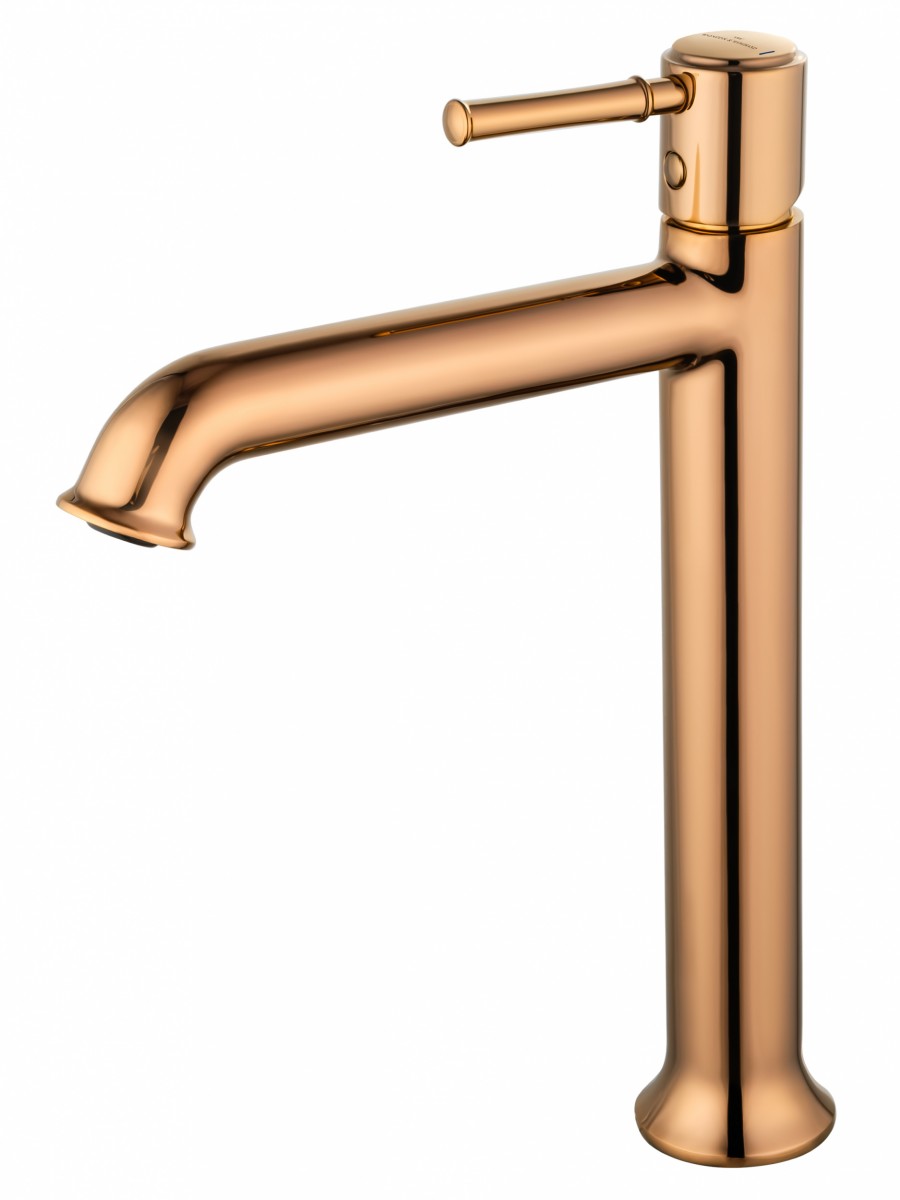 Смеситель для раковины-чаши Wonzon & Woghand TOR WW-88019073-RG (розовое золото)