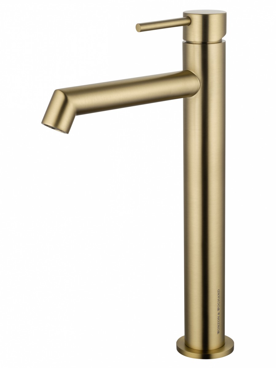 Смеситель для раковины-чаши Wonzon & Woghand WW-H1064-BG (брашированное золото)