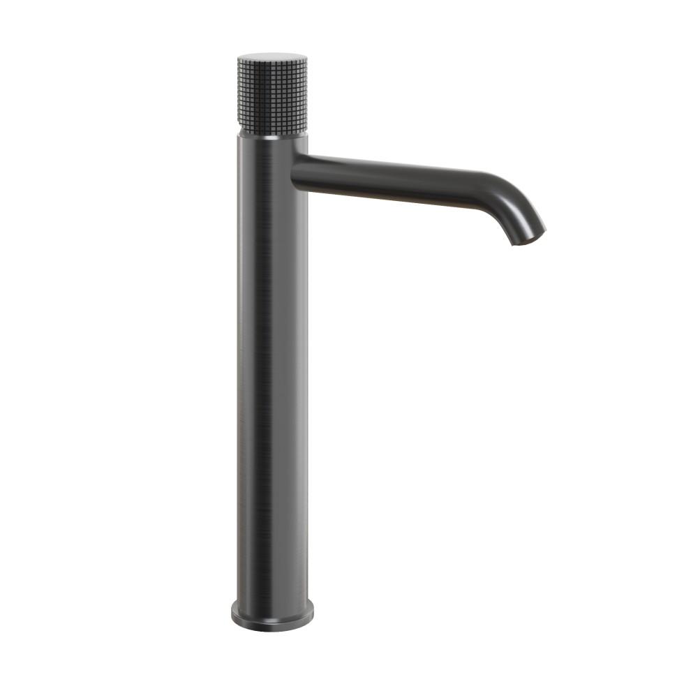 Смеситель для раковины-чаши Paini Cox Grip 7GPZ205OLL (чёрный брашированный)