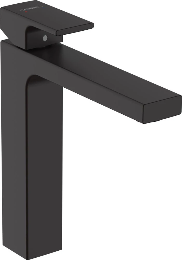 Смеситель для раковины Hansgrohe Vernis Shape 71591670 (черный матовый)