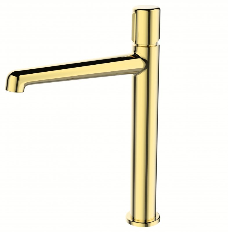 Смеситель для раковины-чаши Belbagno UNO  UNO-LMC-ORO-W0 (золото)