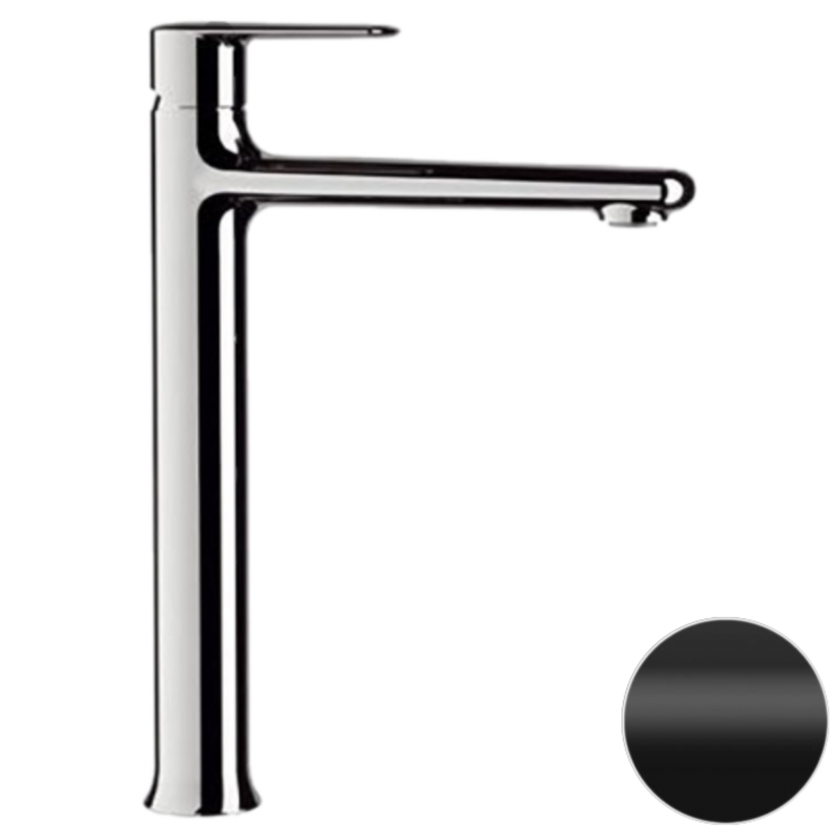Смеситель для раковины-чаши Remer Vanity V11LNO (черный матовый)