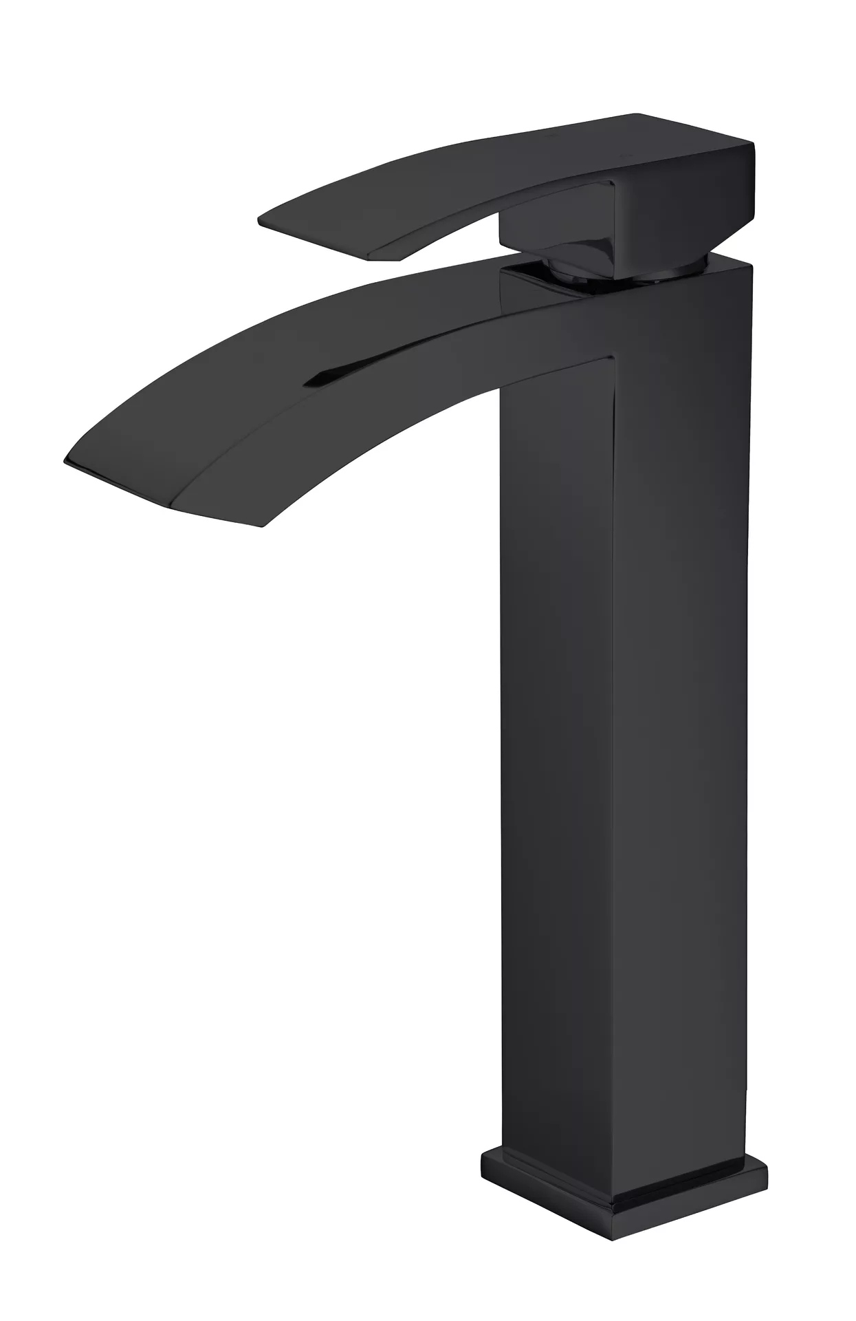 Смеситель для раковины-чаши Gid Victoria L120BMD (чёрный матовый)