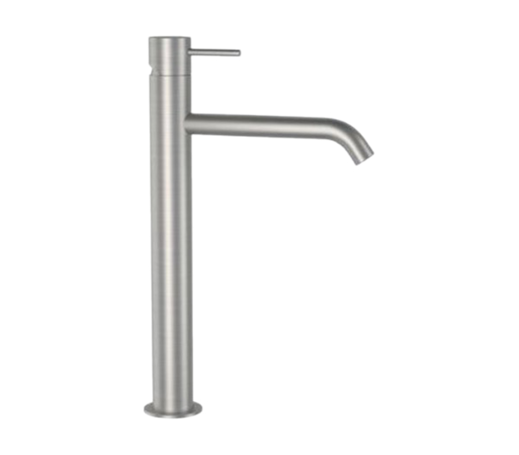 Смеситель для раковины-чаши Remer X Style INOX SSX12LXL (нержавеющая сталь матовая)