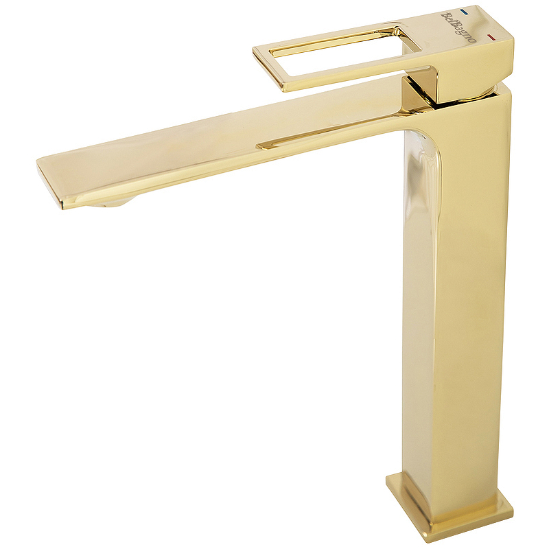 Смеситель для раковины-чаши Belbagno LUCE  LUC-LMC-ORO-W0 (золото)