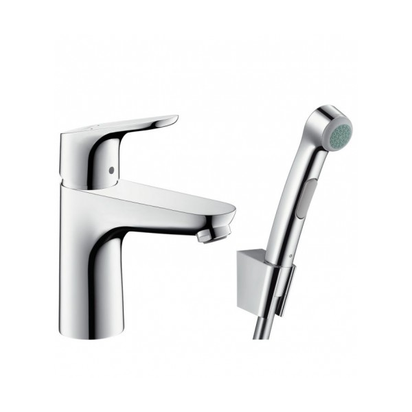 Cмеситель для раковины с гигиеническим душем Hansgrohe Focus 31927000 (хром)