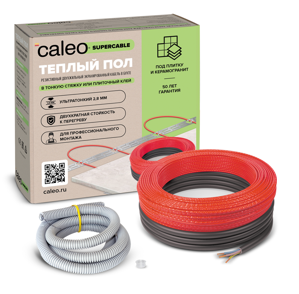 Комплект теплого пола Caleo Supercable 18W-10