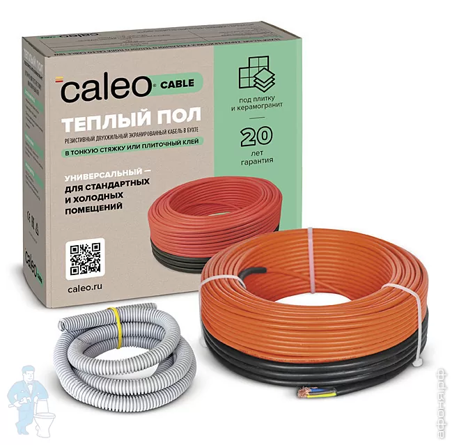 Комплект теплого пола CALEO CABLE 18W-80