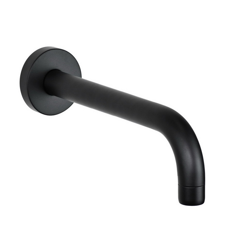 Излив Giulini Futuro F3222-25NO 25 см (черный матовый)