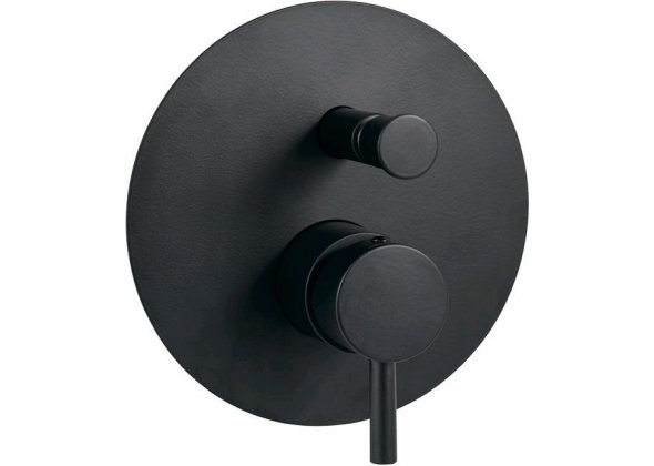 Смеситель для душа Paffoni Light LIG015NO встраиваемый, черный матовый