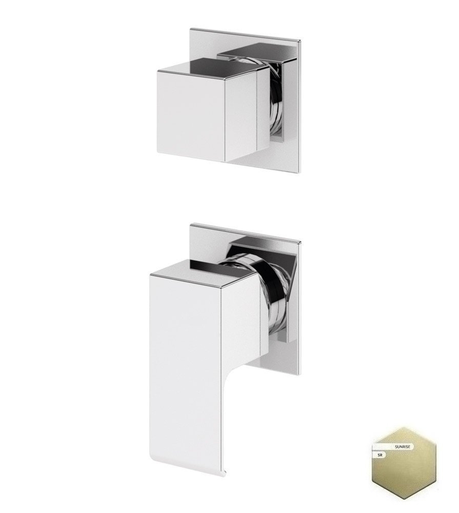Встраиваемый смеситель для душа Cezares PORTA-VDIM3-M-SR (золото)