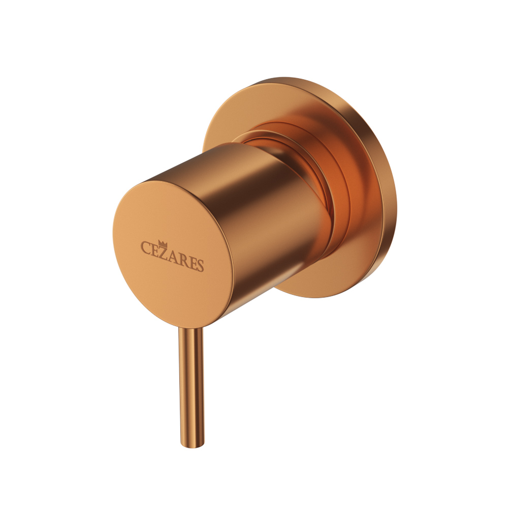 Встраиваемый смеситель для душа Cezares LEAF-DIM-L-SS (бронза)