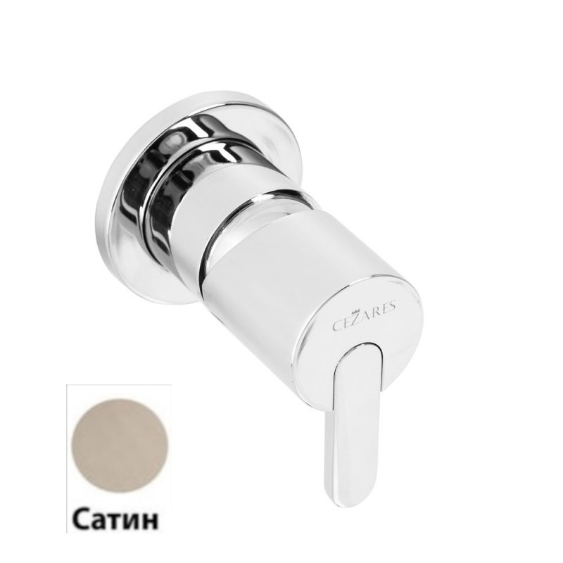 Встраиваемый смеситель для душа Cezares LEAF-DIM-L-ST (сатин)