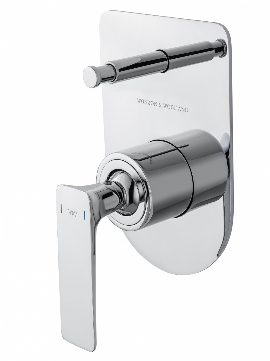 Встраиваемый смеситель для ванны Wonzon & Woghand SHARK WW-483700-CR (хром)