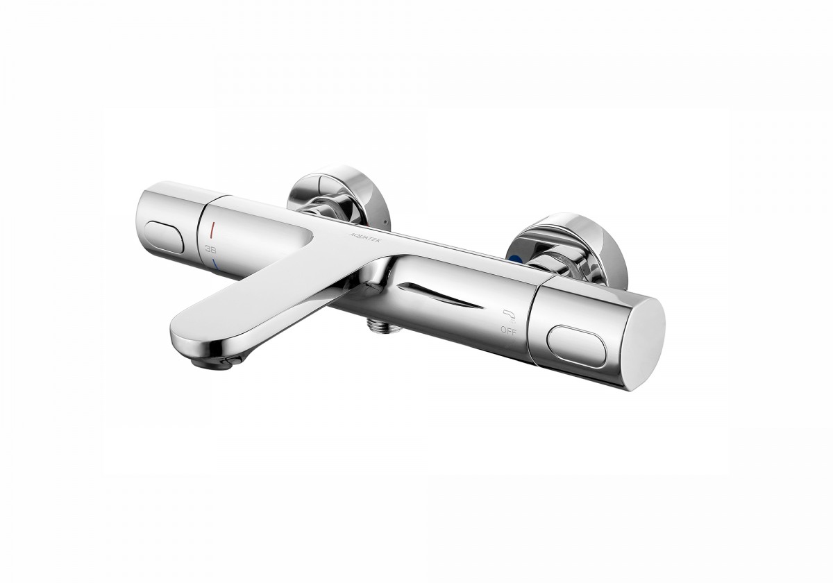 Встраиваемый смеситель для душа Aquatek Альфа AQ1943CR (хром) с термостатом