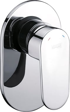 Встраиваемый смеситель для душа WasserKRAFT Donau 5351 (хром)