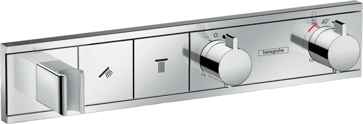Термостат, скрытого монтажа, для 2 потребителей Hansgrohe RainSelect 15355000 хром