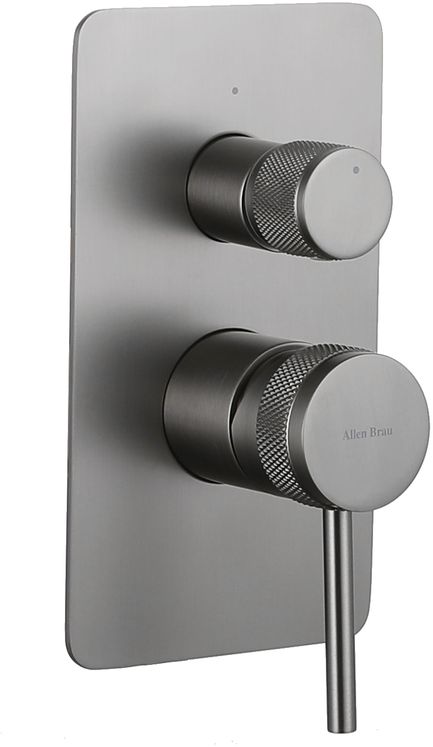 Встраиваемый смеситель для душа Allen Brau Priority 5.31011-MG (графит браш)